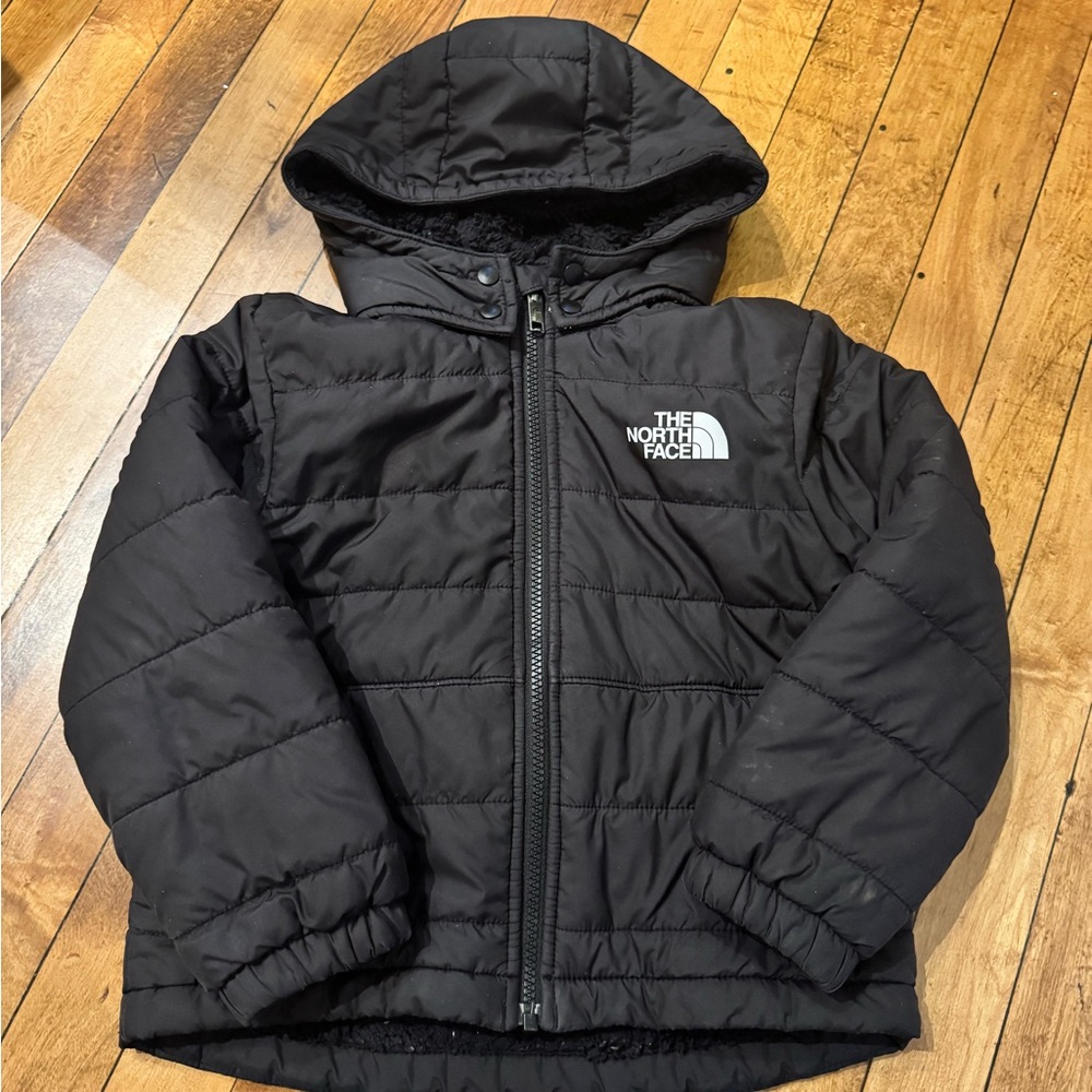 The North Face Black Puffer Jacket with Hood